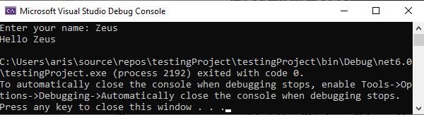 Visual Studio Community – Writing and Executing a Visual Basic Program ...
